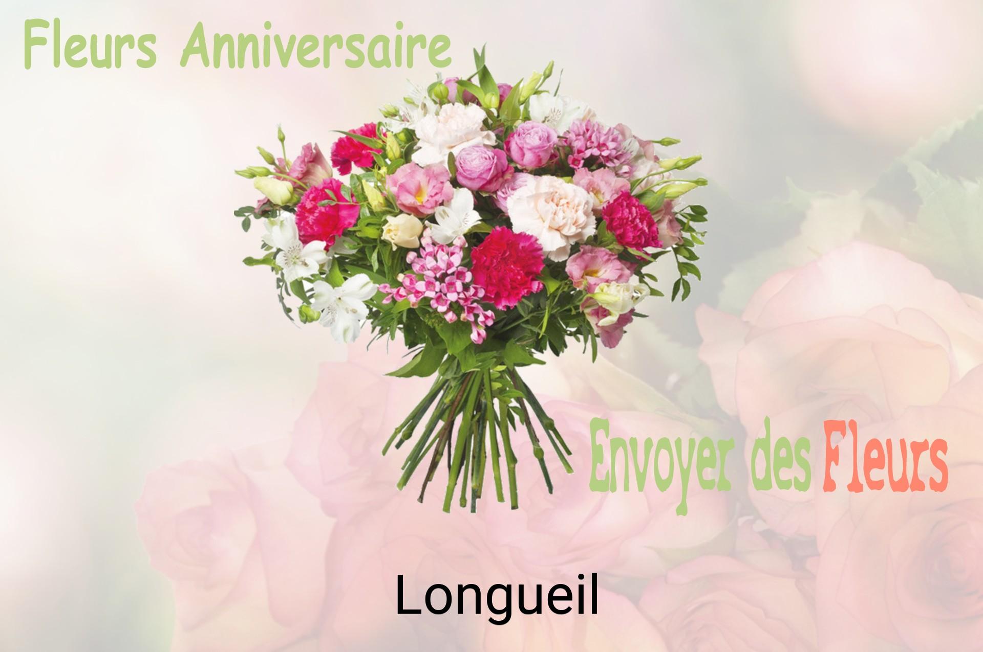 Bouquet de fleurs d’anniversaire livré à Longueil